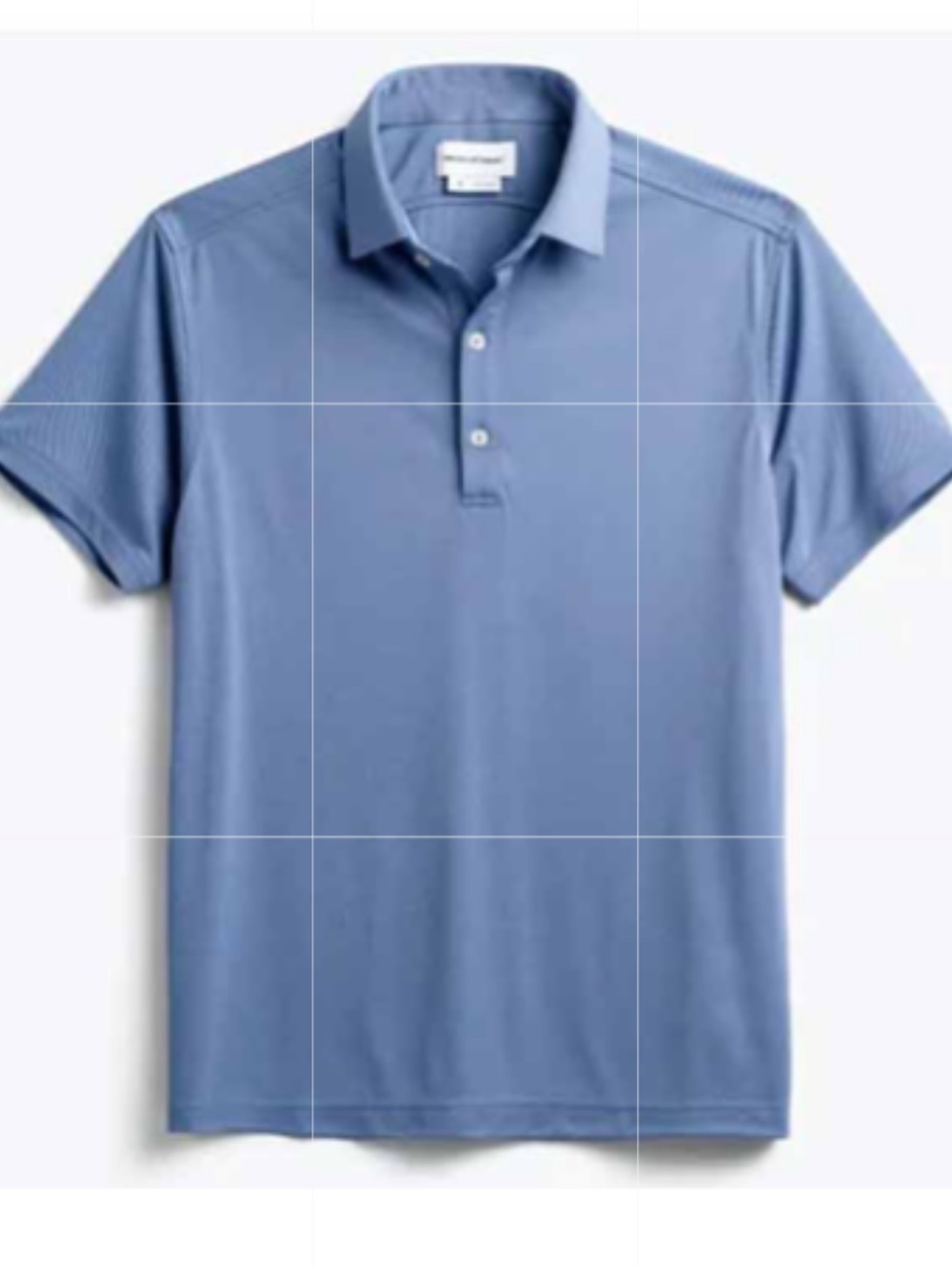 Ministry of supply Men's Classic Apollo Polo Shirt in Light Blue size XXLg